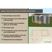 Lugarde Summerhouse P890 Hexagon Series